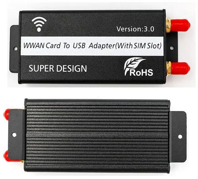 Alt view image 2 of 4 - Mini PCI-E PCI-Express To Mini USB Adapter With SIM Card Slot For WWAN/LTE/Gsm/Hspa/GPS 3G/4G Wireless Mini Pci-E Card