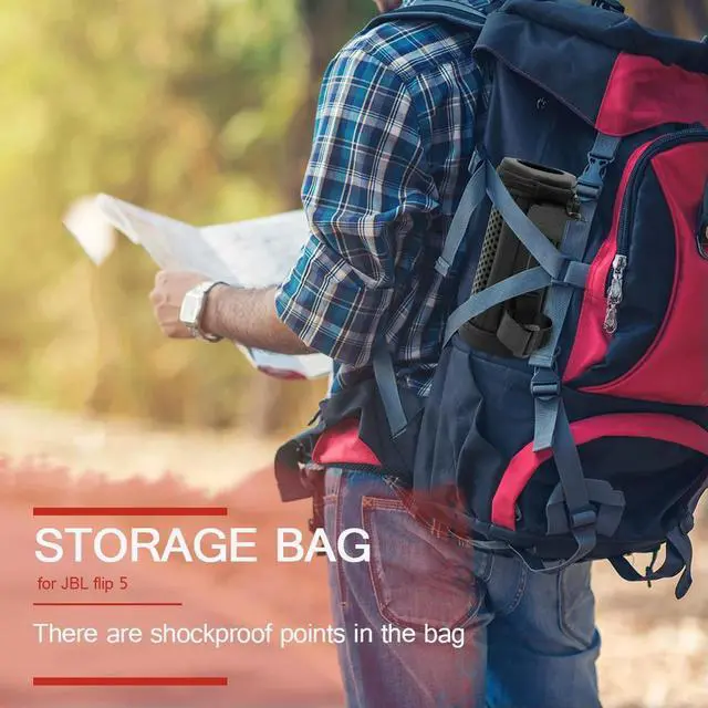 Alt view image 4 of 4 - Speaker Bag Portable Hollow Hard Shell Protective Carrying Case for