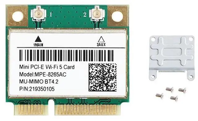 Main image of MPE-8265AC Wireless Half Mini PCI-E Card 5 Dual Band 802.11AC 2.4Ghz 5Ghz Network Card