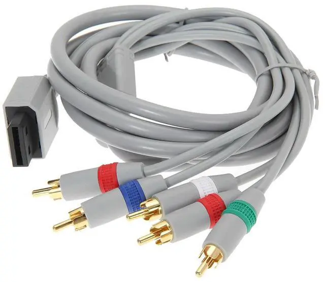 Alt view image 3 of 4 - 1080P Component Video Cable HDTV Audio Video AV 5RCA Cable Component Audio Video Cable HD AV Cable for Nintendo Wii