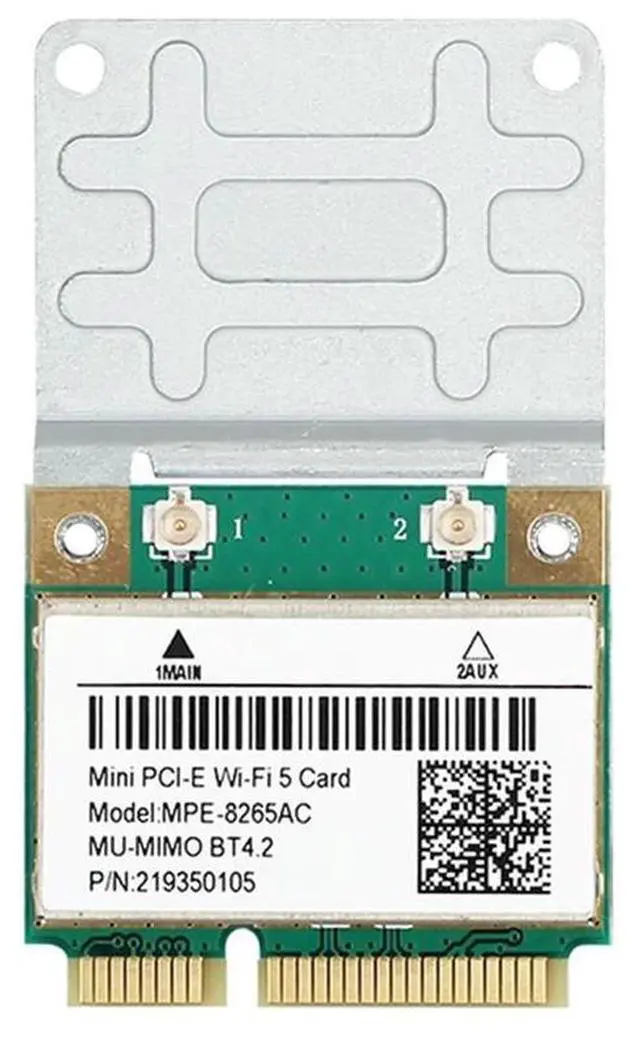 Alt view image 3 of 4 - MPE-8265AC Wireless Half Mini PCI-E Card 5 Dual Band 802.11AC 2.4Ghz 5Ghz Network Card