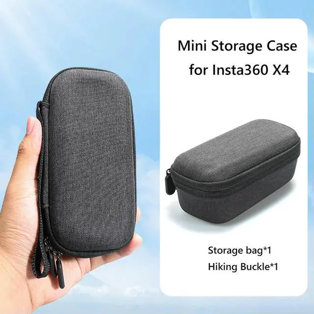 Alt view image 3 of 4 - for X4 Accessories Portable Carrying Case Including Lanyard Small Size Hard Shell Bag Anti-Scratch Travel Case