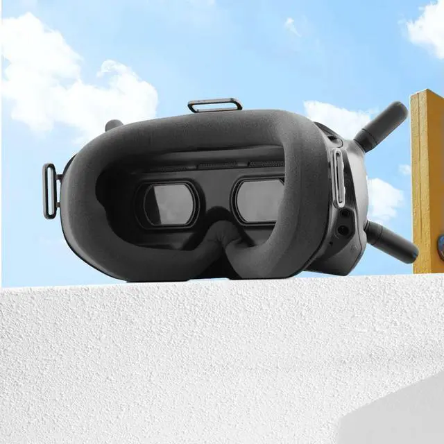 Alt view image 2 of 4 - Face Plate Replacement Skin-Friendly Drone Glasses Eye Pad Sponge Drone Flight Glasses Foam Eye Pad for FPV Goggles