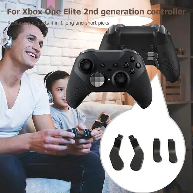 Alt view image 2 of 4 - 4pcs Paddles Hair Trigger Locks Replacement for Xbox Elite Controller Series 2