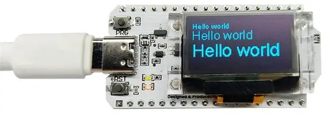 Alt view image 2 of 4 - For Nerdminer 119KH/S Hash Rate 0.96 Inch OLED Screen Bitcoin Solo Miner Nerd Miner BTC Lottery Miner