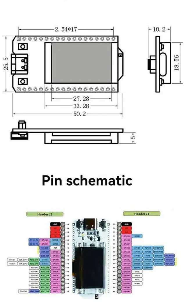 Main image of For Nerdminer 119KH/S Hash Rate 0.96 Inch OLED Screen Bitcoin Solo Miner Nerd Miner BTC Lottery Miner
