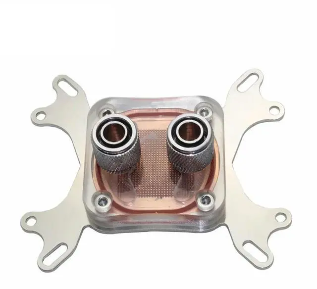 Alt view image 2 of 4 - Cpu Water Block Water Cooling Water Cooled Block Computer Cooling Radiator For Computer Cooler Cooling Easy Install