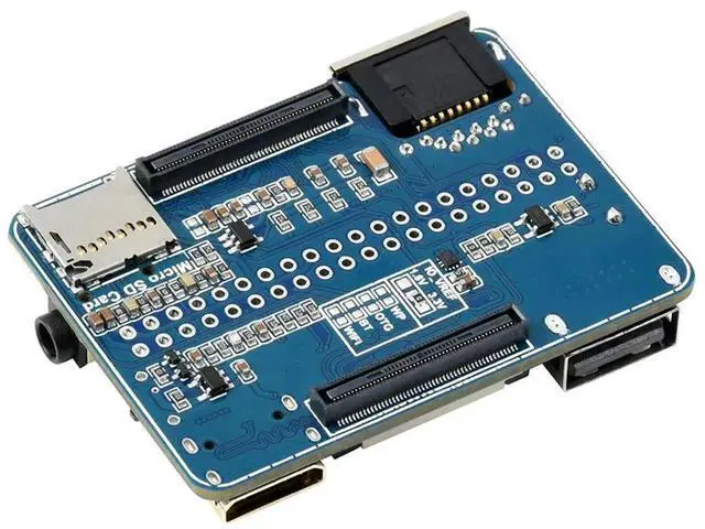 Alt view image 3 of 4 - 5V Mini CM4 Ethernet Carrier Board for RasPi RPI Raspberry Pi Compute Module 4 Lite EMMC IO USB Expansion Board