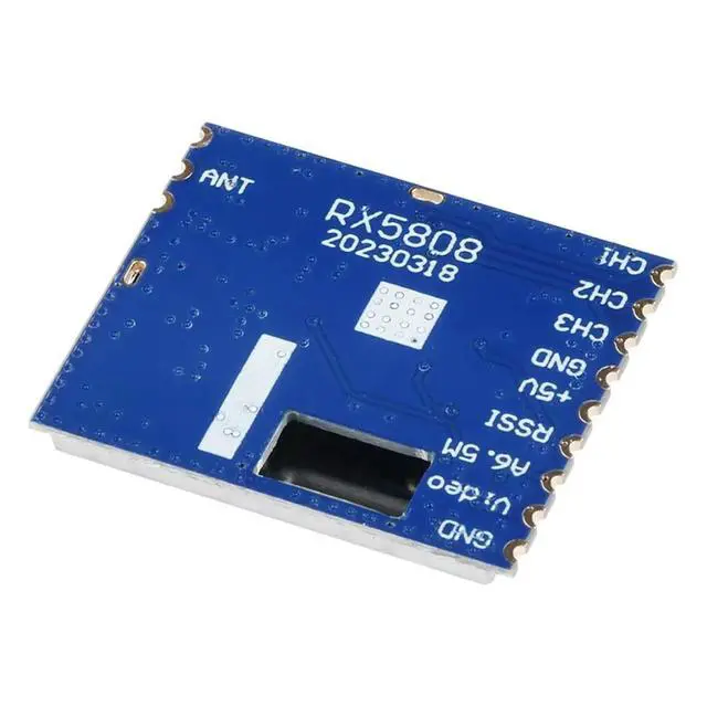 Alt view image 2 of 4 - RX5808 5.8G FPV Wireless Audio Video Receiver Module for Boscam Frequency Phase Lock Analog AV Signal Output Board