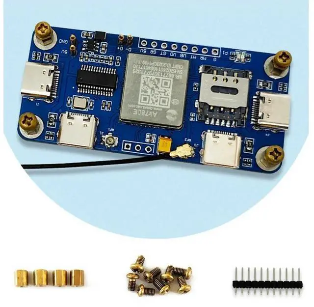 Alt view image 2 of 4 - 4G HUB Expansion Board Air780e Networking Module 4G CAT1 LTE Ethernet Module for Raspberry Pi Zero Dedicated