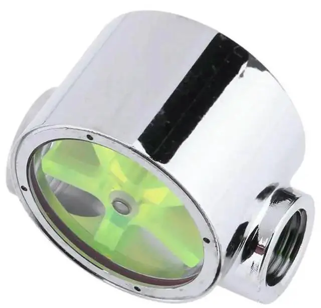 Alt view image 3 of 4 - G1/4 5-Leaves Impeller l Water Flow Meter  44 X 35 X 25 mm cooler accessory for PC Water Cooling System