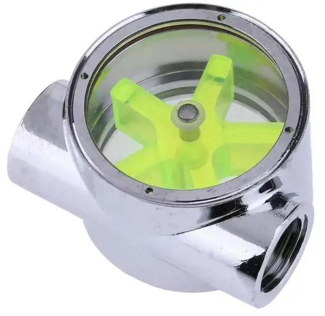 Main image of G1/4 5-Leaves Impeller l Water Flow Meter  44 X 35 X 25 mm cooler accessory for PC Water Cooling System