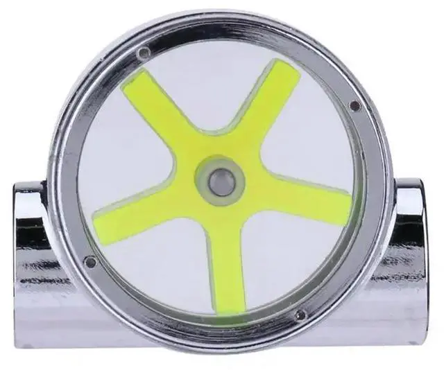 Alt view image 4 of 4 - G1/4 5-Leaves Impeller l Water Flow Meter  44 X 35 X 25 mm cooler accessory for PC Water Cooling System