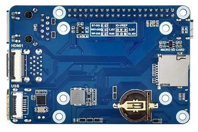 Alt view image 3 of 7 - Mini Base Board for Raspberry Pi Compute Module5 JST-SH FAN USB HDMI-Compatible RJ45 Gigabit Ethernet M.2 Slot for CM5