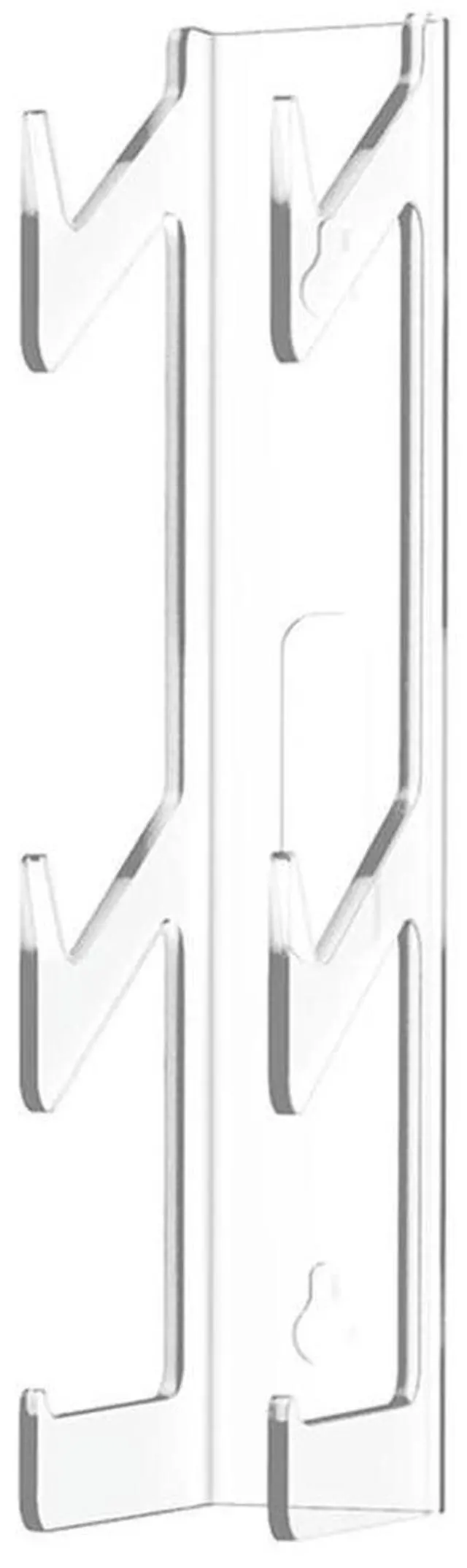 Alt view image 3 of 4 - Transparent Headset Stand Hanger Space Saving Wall Mounted Game Controller Bracket Mount Rack for PS4/PS3/Xbox/Switch