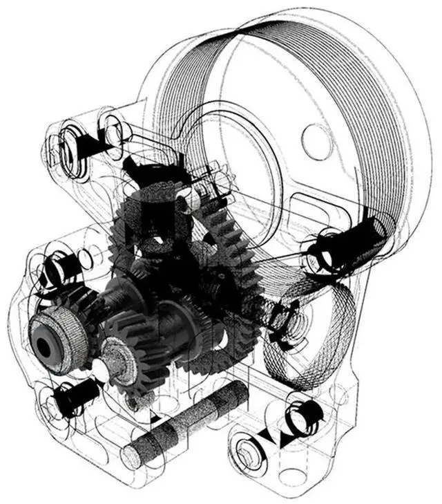 Main image of Sherpa Mini CNC Pom Helical Gear Nano Coating One-Piece Gear Kit High Precision Extruder Gears For Voron V0.2 3D Printer Par