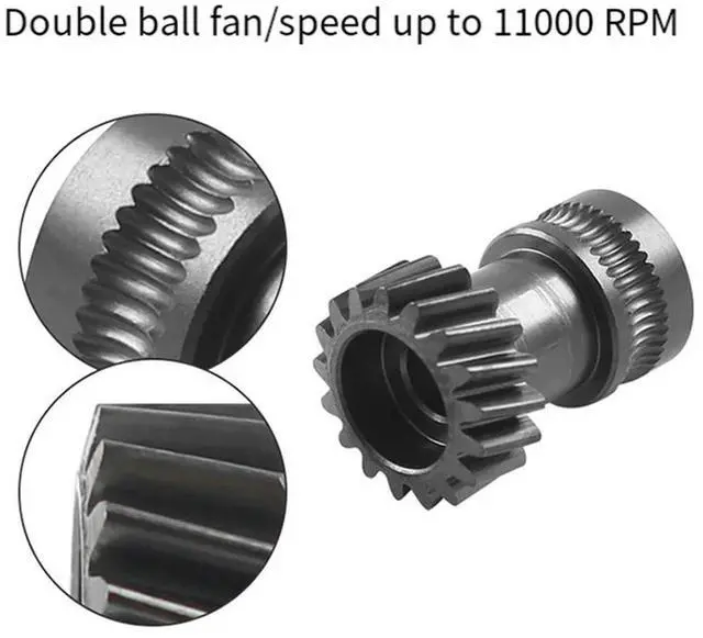 Alt view image 4 of 7 - Sherpa Mini CNC Pom Helical Gear Nano Coating One-Piece Gear Kit High Precision Extruder Gears For Voron V0.2 3D Printer Par