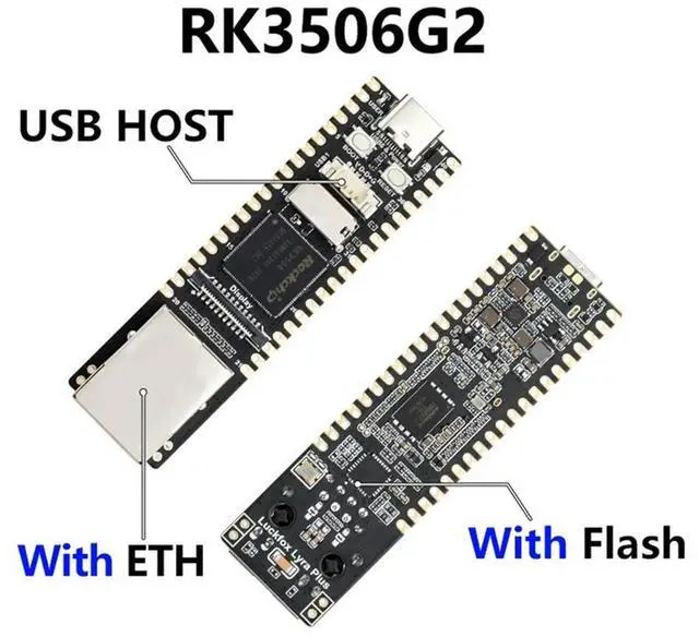 Main image of For Luckfox Lyra Plus Linux Development Board RK3506G2 Rockchip Linux Board 10/100M Network Port for MIPI Display B