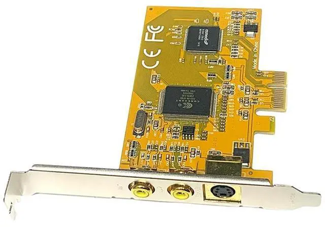 Alt view image 4 of 7 - PCIE To AV 878A Video Capture Card PCIE 878 Surveillance HD Image 640X480 2 PORTS AV Svhs Terminal Connector Capture Card