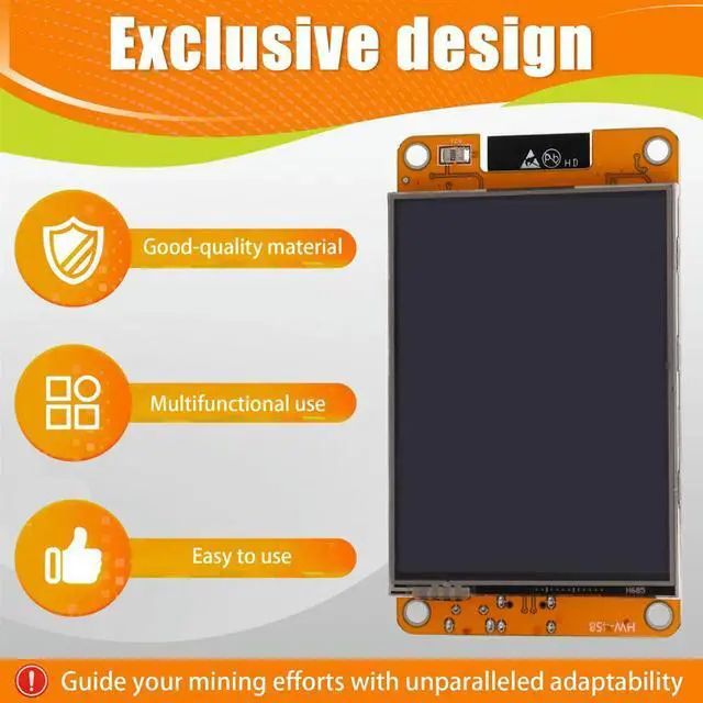 Alt view image 3 of 7 - NerdMiner 2 Miner 55-60KH/S BTC Lottery Solo Miner 2.8 Inch Display Bitcoin BTC Miner Solo Nerd Miner