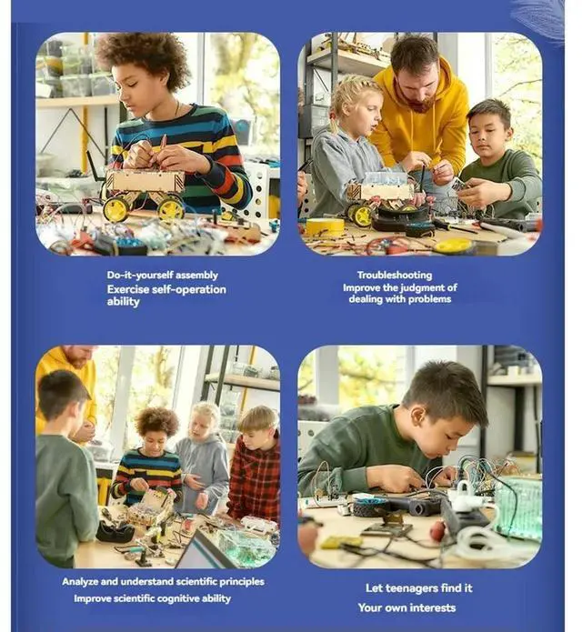 Main image of DIY Traffic Signal Light Kit Programming Kit with U+ Program Card Compatible with for Mixly