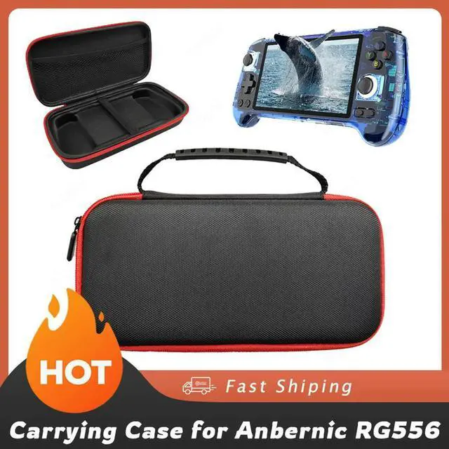 Main image of EVA Portable Bag Shockproof Hardshell Case Anti-scratch with Mesh Pocket for Anbernic RG556 Retro Handheld Game Console