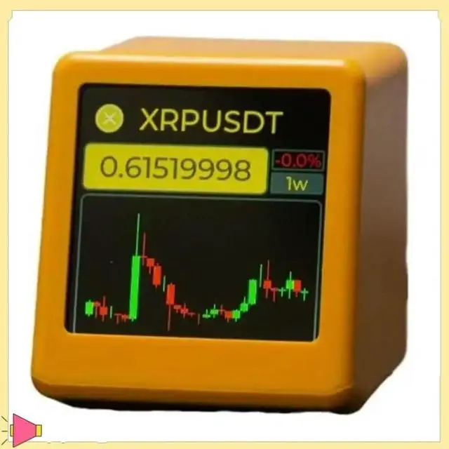 Main image of ly Upgraded Weather Clock Stock Exchange Rate Bitcoin Cryptocurrency Price Tracking Display