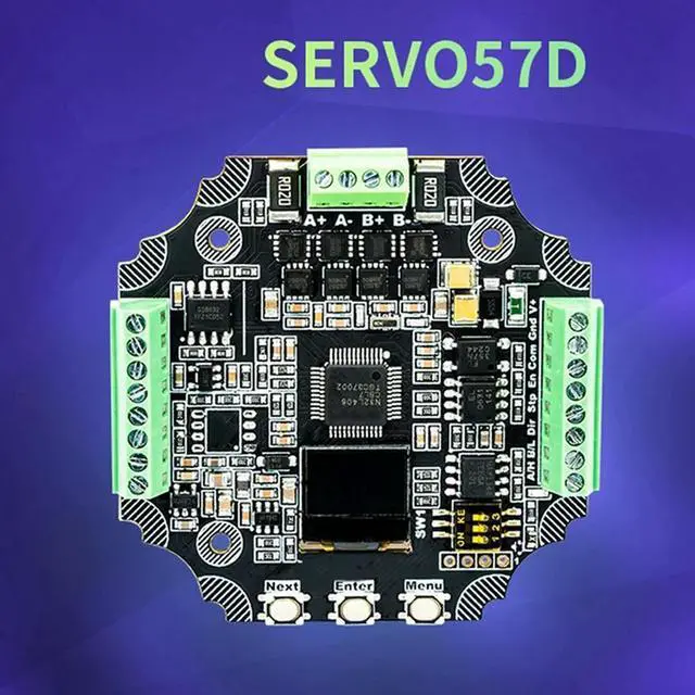 Alt view image 4 of 7 - HOT-MKS SERVO57D MB PCBA NEMA23 Closed Loop Stepper Motor Driver CNC 3D Printer For Gen L FOC Quiet And Efficient