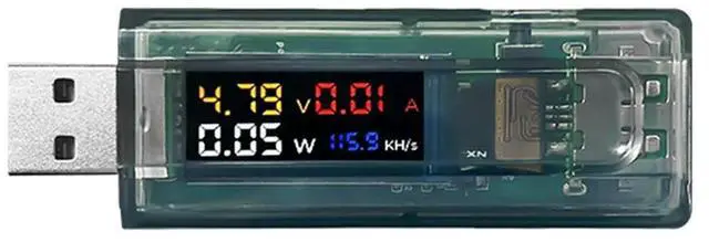 Alt view image 4 of 7 - NMMiner Miner 265KH/S USB Chain ESP32 Crypto Miner BTC Solo Lottery Miner Ammeter USB Tester USB-A to Type C Nerdminer