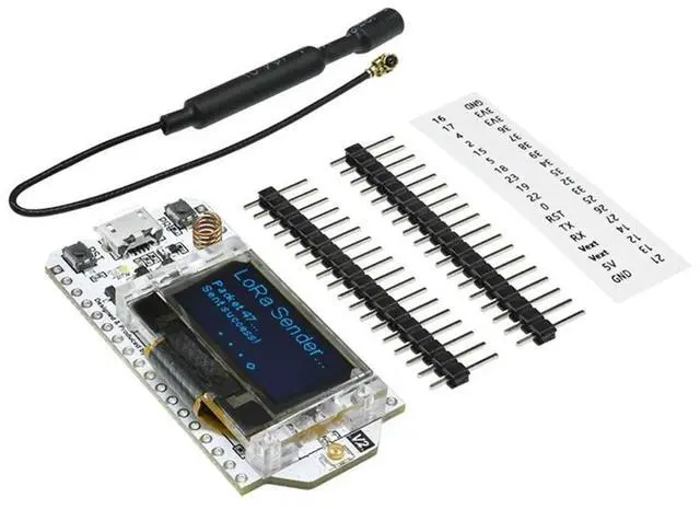 Alt view image 3 of 7 - SX1276 0.96 OLED ESP32 Bluetooth Module Lora Node 868-915MHZ Multifunctional Portable Utility Module
