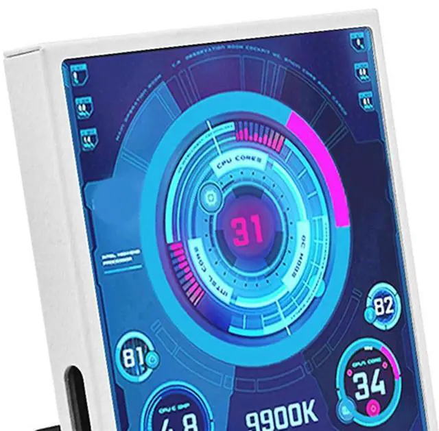 Main image of 3.5 Inch IPS Type C Secondary Screen for Computer CPU GPU RAM HDD Display 320x480 USB LCD Monitor Freely AIDA64