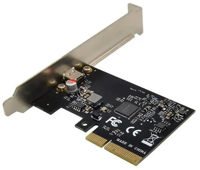 Alt view image 2 of 7 - USB3.2 PCI-E Expansion Card USB 3.0 PCIe X4 20Gbps Industrial Speed Expansion Card ASM3242 for Desktops