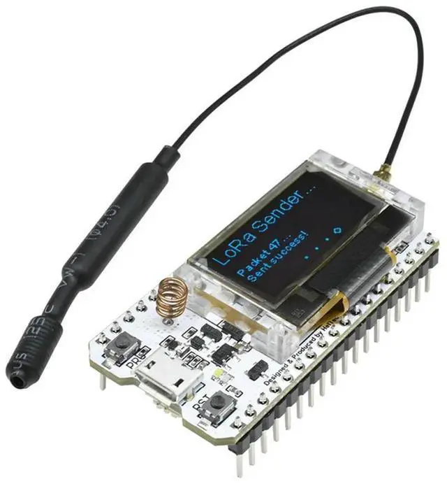 Alt view image 4 of 7 - SX1276 0.96 OLED ESP32 Bluetooth Module Lora Node 868-915MHZ Multifunctional Portable Utility Module