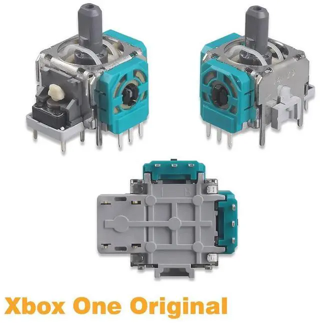 Alt view image 2 of 7 - 10pcs Replacement 3D Analog Joystick ThumbStick Repair Parts Accessory Analog 3D Joysticks Replacement for Xbox One Controller