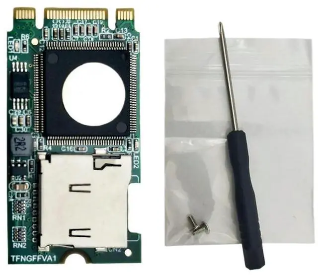 Alt view image 2 of 4 - Micro SD T-Flash TF Card To M2NGFF Adapter Card for Industrial Mobile SSD