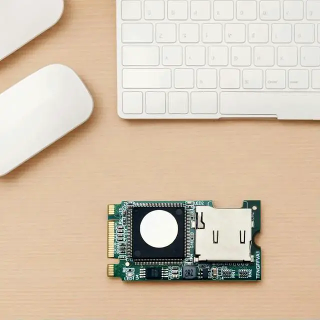 Alt view image 4 of 4 - Micro SD T-Flash TF Card To M2NGFF Adapter Card for Industrial Mobile SSD