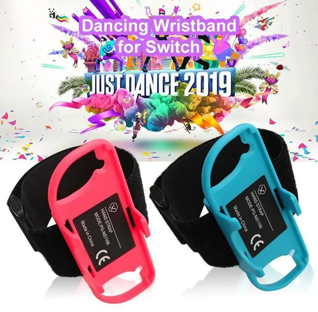 Main image of 1 Pair Adjustable Wrist Band for Joy Con Controller Elastic Strap for Just Dance