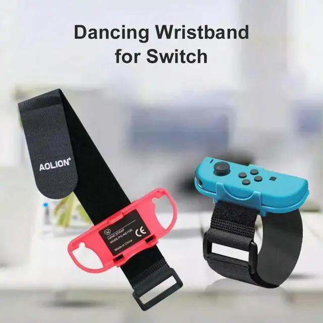 Alt view image 4 of 4 - 1 Pair Adjustable Wrist Band for Joy Con Controller Elastic Strap for Just Dance