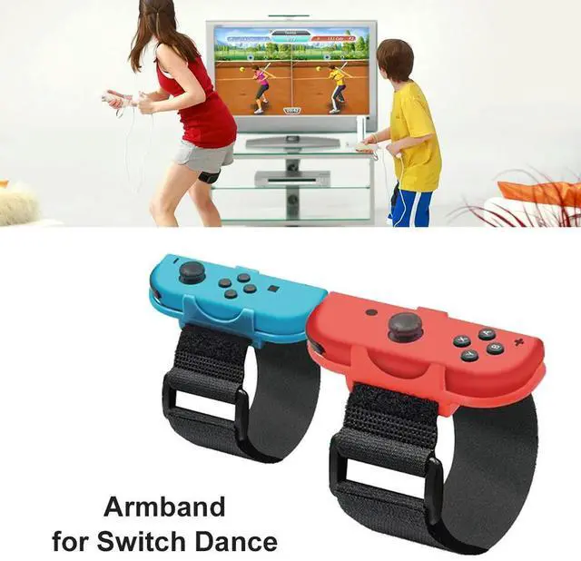 Alt view image 3 of 4 - 1 Pair Adjustable Wrist Band for Joy Con Controller Elastic Strap for Just Dance
