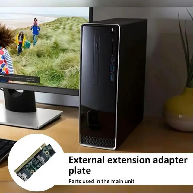Main image of SFF-8654 Extension Card to PCIe X16 Converters Supports SFF-8654 to PCIe Interfaces Convert Card Adapters for 1U Server