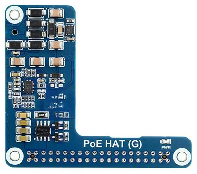 Alt view image 2 of 7 - Dedicated Ethernet PoE for Raspberry Pi 5 Expansion Board 5V 5A Supports 802.3af/At Network Standard