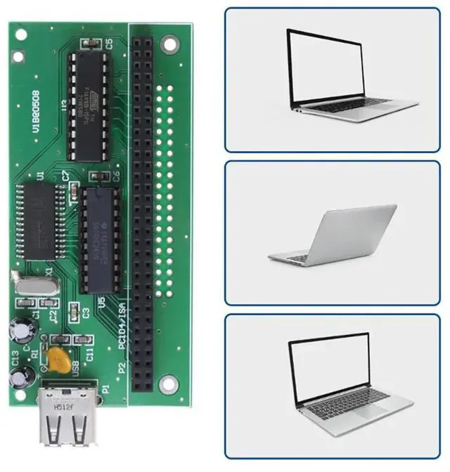 Alt view image 2 of 7 - PC104 To USB Adapter Card PC104-USB Plate For Industrial Control Computer System Data Exchange