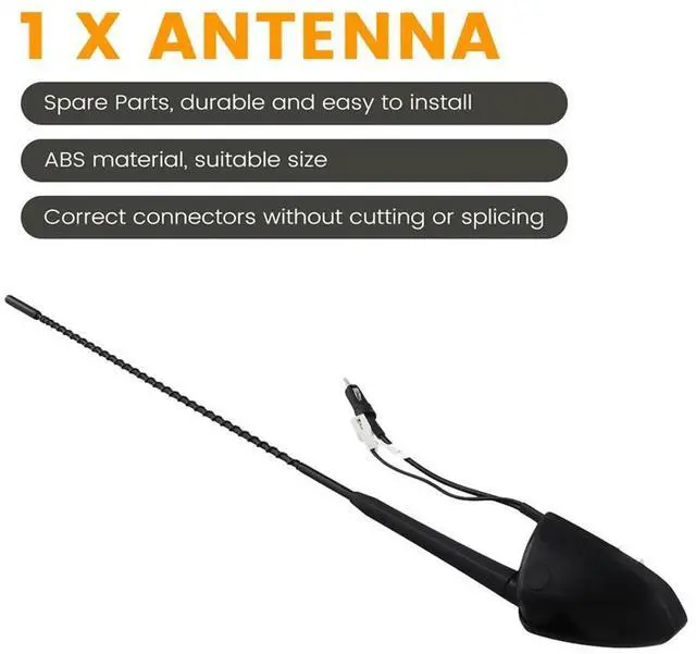 Alt view image 4 of 7 - Replacement AM FM Radio Aerial Antenna Roof For Isuzu D-Max Dmax MUX MU-X 12-19