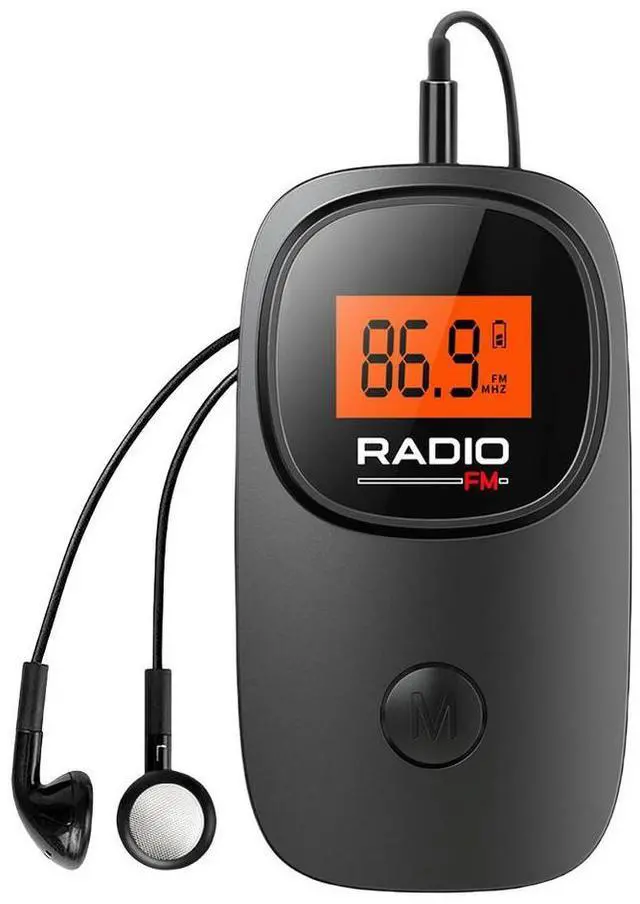 Alt view image 4 of 7 - FM Radio Digital Tuning Mini Radio with Earphone Operated Radio with Clip for Home Outdoor