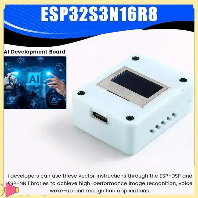 Alt view image 4 of 7 - N16R8 WROOM-1-N16R8 Devkitc-1 Development Board ESP32-S3 1.54 Inch LCD Kit Xiaozhi AI Development Board