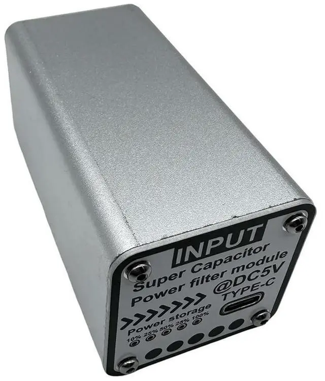 Alt view image 2 of 7 - For Raspberry Pifara Capacitor Filter 5V Type C Input/Output Multifunctional Portable Convenient Power Filter Spare Parts