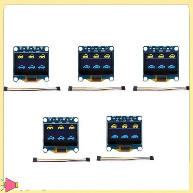 Alt view image 4 of 7 - 5 PCS 0.96Inch OLED Display Module SPI/I2C Communication Yellow Blue Display 128X64 Resolution For Raspberry Pi