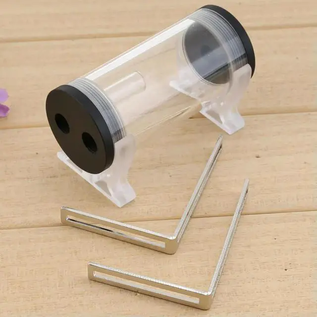 Alt view image 4 of 4 - 50mm Diameter Tank G1/4 Thread Cylinder Reservoir Tank for PC Water Cooling