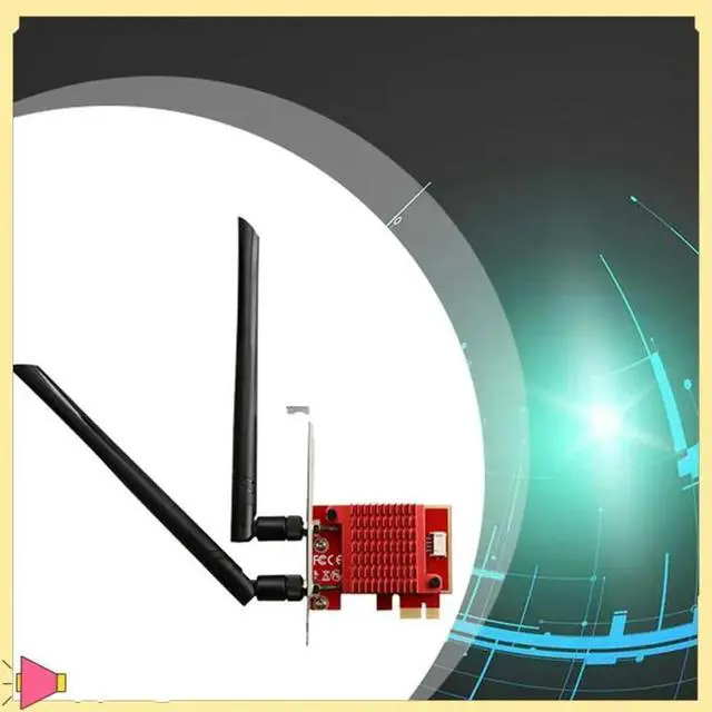 Alt view image 2 of 4 - 6 AX210 Wireless Network Adapter Pcie Wireless Network Card Tri Band 2.4G/5.0G/5.8Ghz 5374Mbps Card For Win10