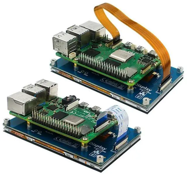 Alt view image 3 of 4 - 4.3Inch Capacitive Touch Screen For Raspberry Pi 5/4B/3B+ IPS Display 800X480 Drive-Free CSI Cable With Standard Monitor